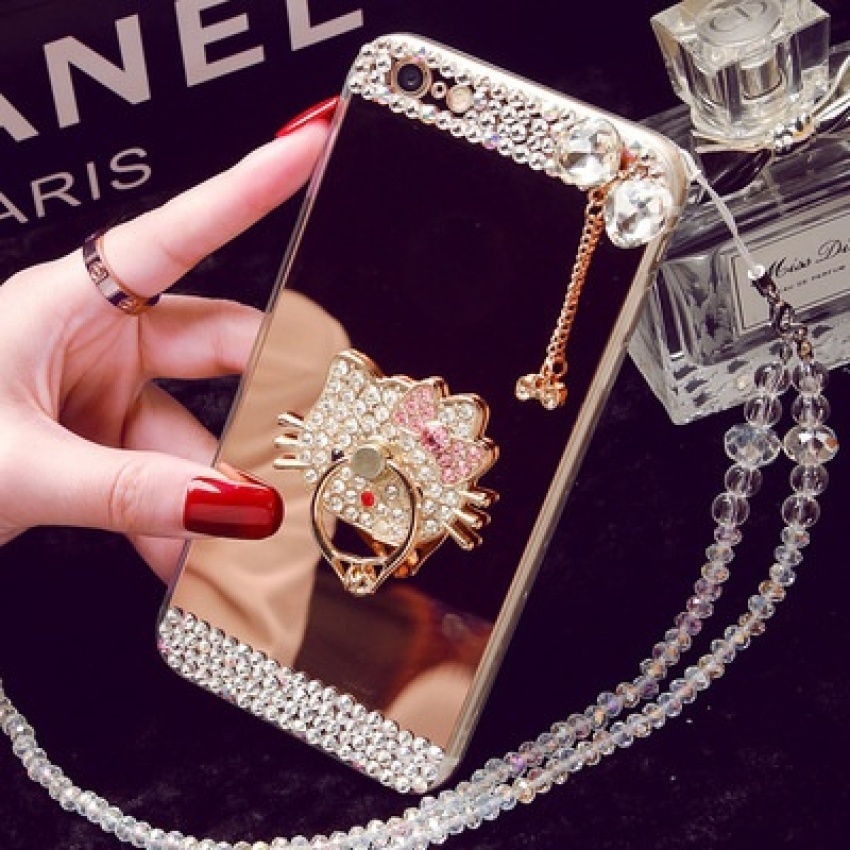 OPPO R9S Phone Case R11 A59 Cermin TPU Diamond R9plus CreativeProtective Cover A39 R7SA57 (Warna: Perlu Lanyard ContactCustomer Harga/Ukuran: OPPO R9plus)-Intl