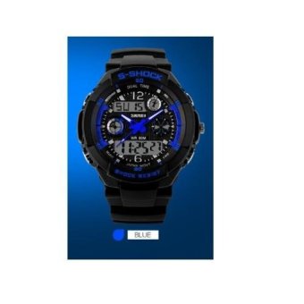 Outdoor Sports Watch Waterproof Shockproof Men MountaineeringElectronic Watches Watch Jam Tangan0931/Blue - intl  