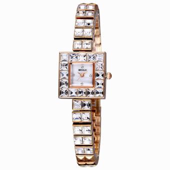 oxoqo WEIQIN brand watches square diamond ladies watch bracelet table fashion female form table student  