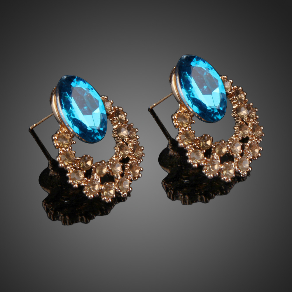 Fancytoy 1 Pasang Mode Perhiasan Wanita Korea Putih Anting 