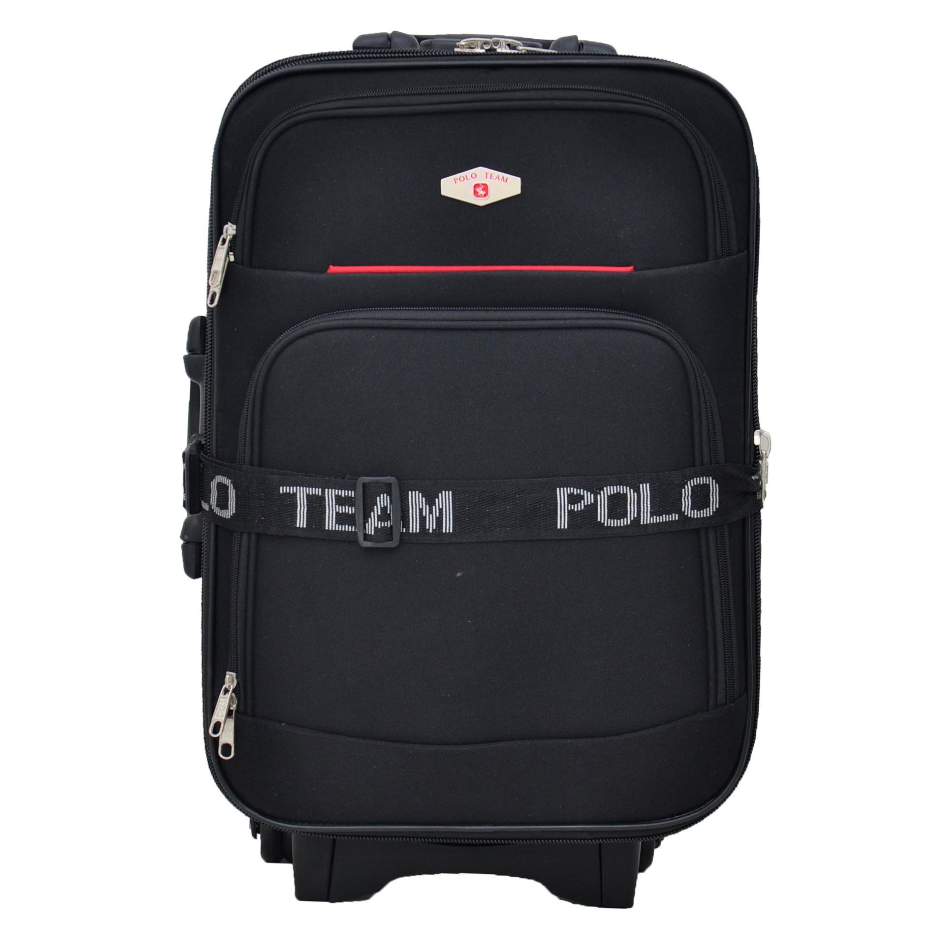 Polo Team Tas Koper Kabin 091 - 20 inch Gratis Pengiriman JABODETABEK - Hitam