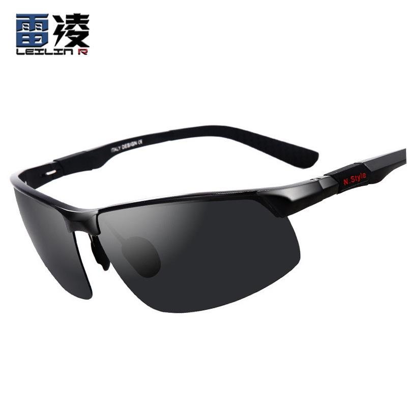 Pria Sunglasses Sunglasses Aluminium Magnesium Terpolarisasi Kacamata Memancing-Intl