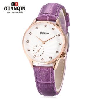 [PURPLE] GUANQIN GS19052 Female Quartz Watch - intl  
