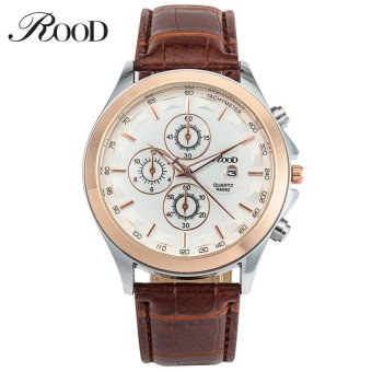 Quartz Watch Men 2016 Top Brand Luxury Famous Wristwatches MaleClock Leather Wrist Watch Business Fashion Casual Dress Watches(Not Specified)(OVERSEAS) - intl  