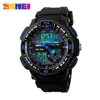 Readeel 2017 New Luxury Fashion CasualMen Military Sports WatchesDigital LED Quartz Wristwatches rubber strap(Not Specified)(OVERSEAS) - intl  