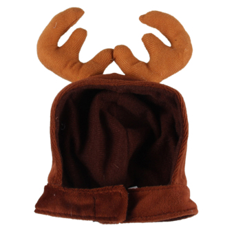 Reindeer Pet Hat for Cats Dogs Costume Cap Christmas Cosplays