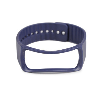 Gambar Replacement for Samsung Galaxy Gear Fit Smart Watch Band WristStrap Wristband Sapphire