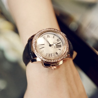 Gambar Retro batu Republik temperamen Shi Ying jam tangan fashion jam tangan wanita
