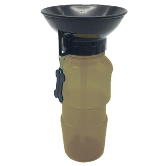 Gambar Sales Portable Dog Mug Puppy Dog Outdoor Water Drinking BowlBottles (Grey)   intl