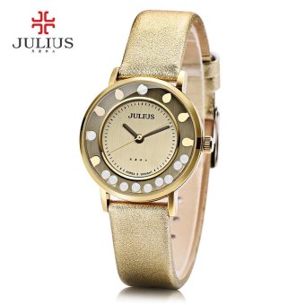 S&L Julius JA - 927 Women Flowing Bead Dial Quartz Watch (Gold) - intl  