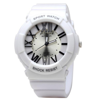 SANDA Quartz Watch Men Women Watches 2016 Top Brand Luxury Famous Wristwatch Male Female Clock Wrist Watch Ladies Quartz-watch(White)    