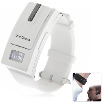 SH Link Dream Separate Design Bluetooth V3.0 Handsfree Mono Headset Sports Watch with Micro USB Interface White White - intl  