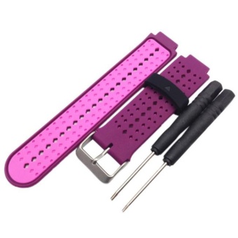 Silicone Replacement Wrist Watch Band for Garmin Forerunner 220 230 235 F - intl  