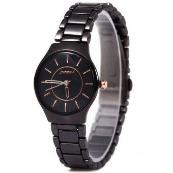 Sinobi 9442 Fashionable JAPAN Round Dial Quartz Watch Stainless Steel Strap for Female - intl  