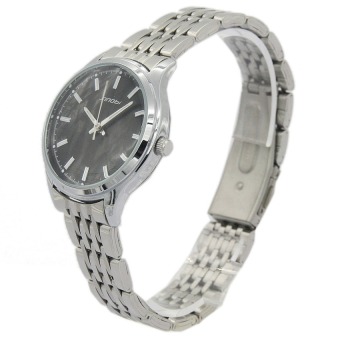 Sinobi Women Silver Case Full Stainless Steel Quartz Sport Couples Wrist Watches 003206 - intl  