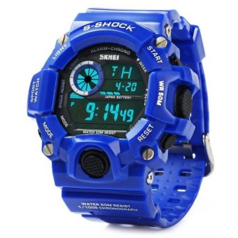 SKMEI 1019 MILITARY LED WATCH (DEEP BLUE)(Not Specified)(OVERSEAS) - intl  