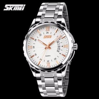 SKMEI Casual Men Strap Watch 9069CS Water Resistant Anti Air WR 30m Jam Tangan Pria Tali