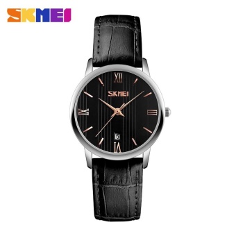 SKMEI Couple Watch Waterproof Belt Quartz Watch Male Plus Color 9130 Watch Female Black - Lily - intl  