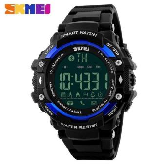 SKMEI Jam Tangan Olahraga Smartwatch Bluetooth - DG1226 BL - Black Blue  