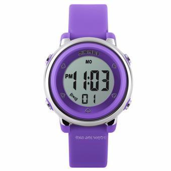 Skmei - Jam Tangan Wanita - Purple - Rubber Strap - 1100-C  