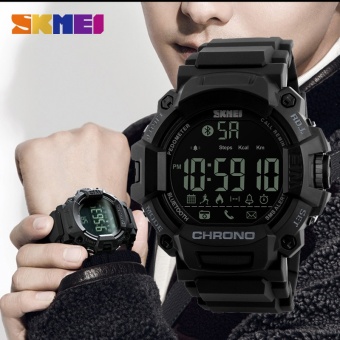 SKMEI merek Watch olahraga Smart mode Waterproof Digital Mens Watches Outdoor kalori Bluetooth jam tangan 1249 - intl  