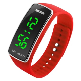SKMEI Outdoor Sport Red LED Digital Watch Waterproof - intl  
