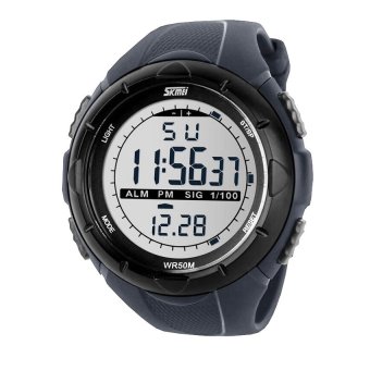 SKMEI S-Shock Sport Watch Water Resistant 50m - DG1025 - Abu-Abu  