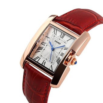 SKMEI Watch 1085 Elegant Retro Watches Women Fashion Luxury Quartz Watch Clock Female Casual Leather Women's Wristwatches - intl  