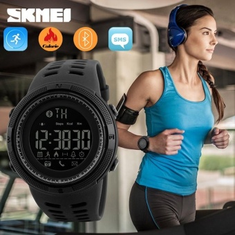 SKMEI Watch 1250 Fashion Smart jam tangan Pedometer kalori Digital untuk Apple IOS Android sistem pria wanita Waterproof olahraga Watches  