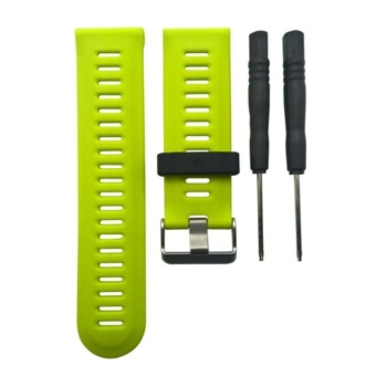 Soft Silicone Strap Replacement Watch Band With Tools For Garmin Fenix 3 HR GN - intl  