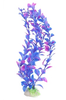 Gambar stazub Purple Plastic Simulated Sea Plants Flora For Aquarium FishTank   intl