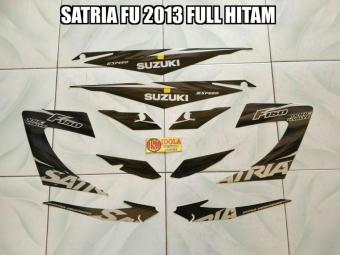 Gambar Striping Satria Fu 2013 Full Hitam