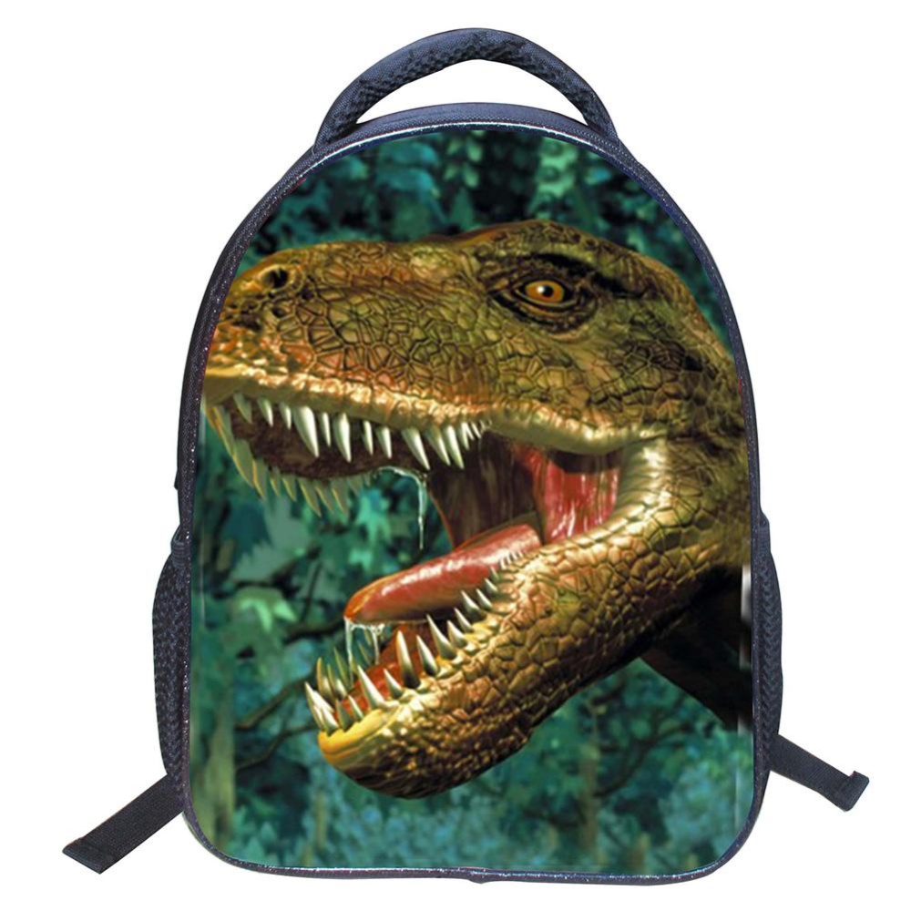 Sunshop Children Boys Girls 3D Vivid Cool Hewan Dinosaurus Desain Tas Sekolah Ransel Anti Ringan Anak-anak TK Zipper Daypack (#5) -Intl