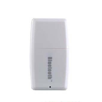 Gambar svoovs Wireless Mini USB Bluetooth 4.1 Transmitter, Connected to3.5mm AUX Devices Receiver Such As Car Home Stereo Audio  BluetoothDongle  TV Box  White   intl