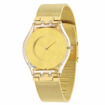 SWATCH SFK355M - Generosity - Jam Tangan Wanita - Bahan Tali Metal - Emas  