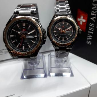 Swiss Army - Jam Tangan Couple - Stainless Steel - SA 1102  