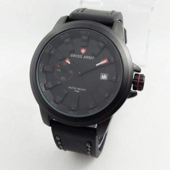 SWISS ARMY -JAM TANGAN PRIA KULIT SA 5140  