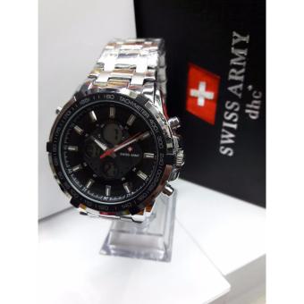 Swiss Army SA 9022S - Jam Tangan Pria - Stainlessteel  