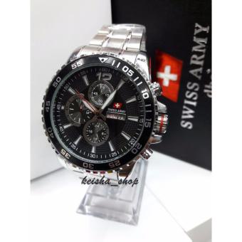 Swiss Army SA 9203C - Jam Tangan Formal Pria - StainlesSteel  