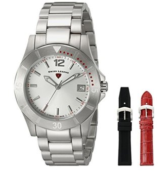 Swiss Legend Women's 16017SM-02-SET Paradiso Analog Display Swiss Quartz Silver Watch - intl  