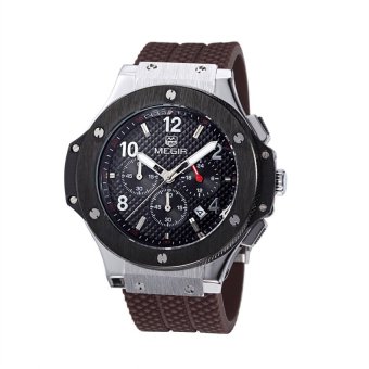 TATA MEGIR Mountaineering Outdoor Sports Watches Authentic FashionWaterproof Quartz Watch Men And Women Couple Models 3002G (Silver)(Not Specified)(OVERSEAS) - intl  