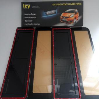 Tatakan Dudukan Plat Nomor Mobil IZY Slim Series Mei 2018 - 2 Tatakan Dudukan Plat Nomor Mobil IZY Slim Series - 2