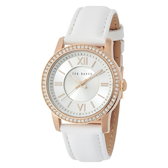 Ted Baker Women's TE2113 Smart Casual Three-Hand White Leather Watch (Intl)  