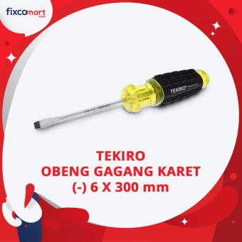jual tekiro obeng gagang karet 6 x 300 mm tekiro jual tekiro obeng gagang karet 6 x 300 mm tekiro