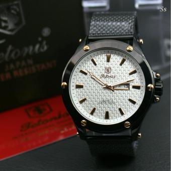Tetonis - Jam tangan wanita - design Exclusif - strap stainless pasir  