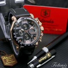 Tetonis Original TS3433 - Jam Tangan Pria – Chrono Aktif - Leather StrapIDR339450. Rp 339.450