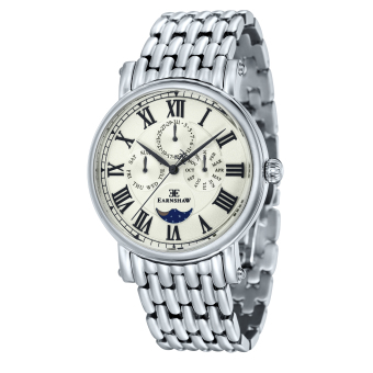 Thomas Earnshaw MASKELYNE ES-8031-11 Men's Stainless Steel Solid Bracelet Watch - intl  