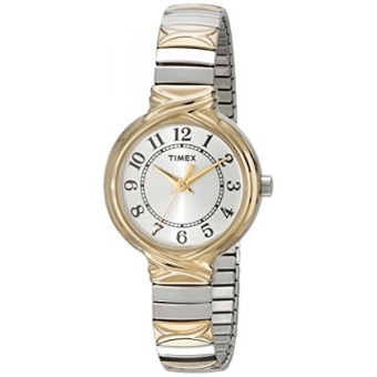 Timex Womens T2N9799J "Elevated Classics" Watch With Two-Tone Expansion Band - intl  
