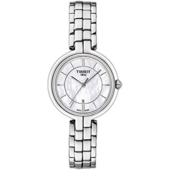 Tissot Flamingo Mother of Pearl Dial Stainless Steel Ladies Quartz Watch T0942101111100  