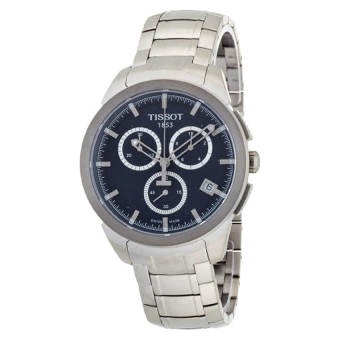 Tissot Men's T069.417.44.051.00 Quartz Titanium Black Dial Chronograph Watch - Intl  